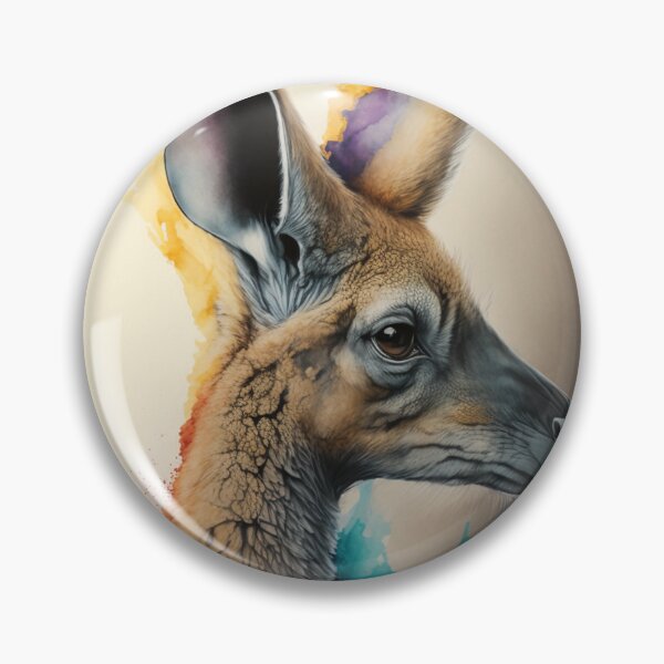 Item preview, A Kangaroo in Watercolor designed and sold by picsartstudio.