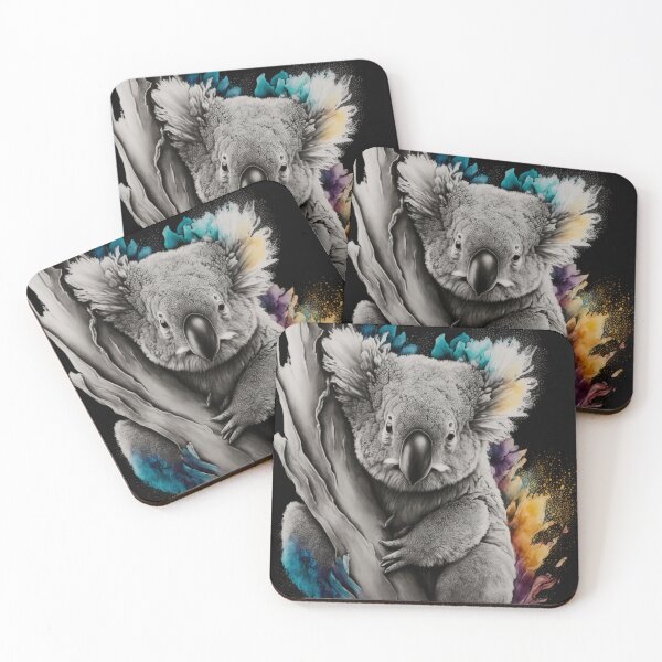 Aperçu de l'œuvre Un Koala à l'aquarelle créée et vendue par picsartstudio.