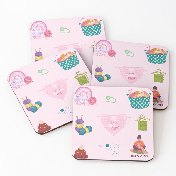 Item preview, Best knitiing mom e ver sticker pack designed and sold by mehak Khan.
