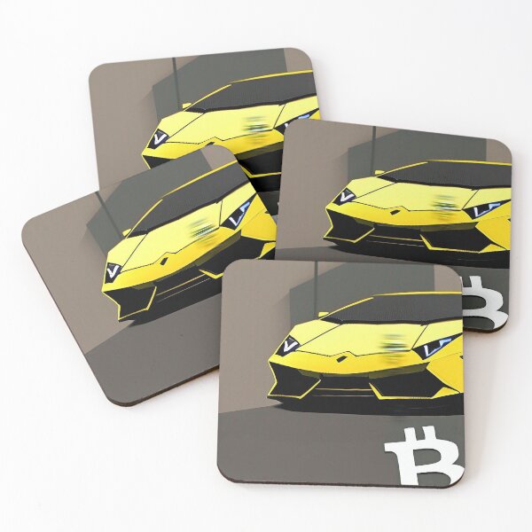 Item preview, Sportscar and crypto. Supercar Bitcoin art designed and sold by Neo-Expression.