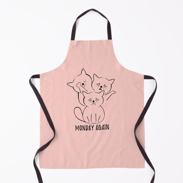 Item preview, Monday again - cat humor - Blue monday - Almost monday designed and sold by stayartsy07.