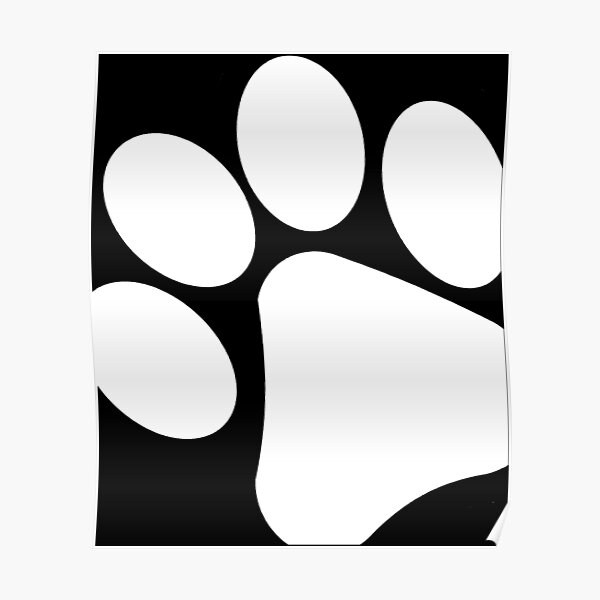 "Black Cat Awarness Cute Cat Feet Fingers " Poster for Sale by 3Mstore