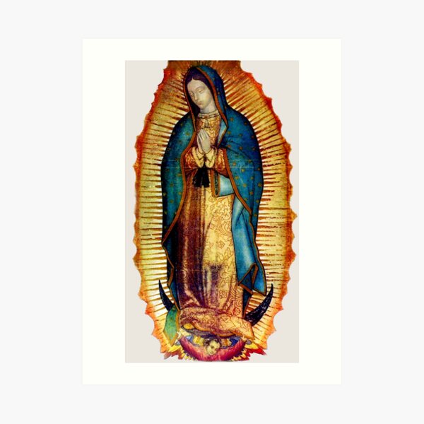 Our Lady of Guadalupe Tilma Replica Art Print