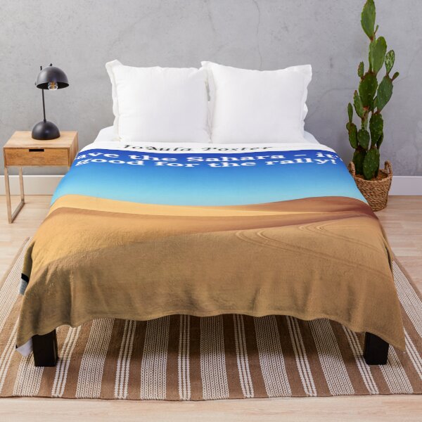 Aperçu de l'œuvre Affiche Jokula Save the Sahara blanc créée et vendue par skoumpourdides.