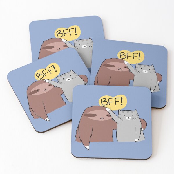 Item preview, BFF! Sloth and Cat designed and sold by SaradaBoru.