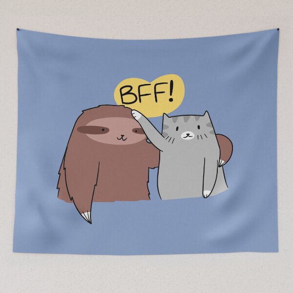 Item preview, BFF! Sloth and Cat designed and sold by SaradaBoru.