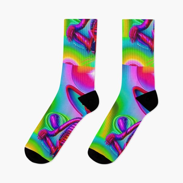 Item preview, Psychedelic alien art. Trippy colorful designed and sold by Neo-Expression.