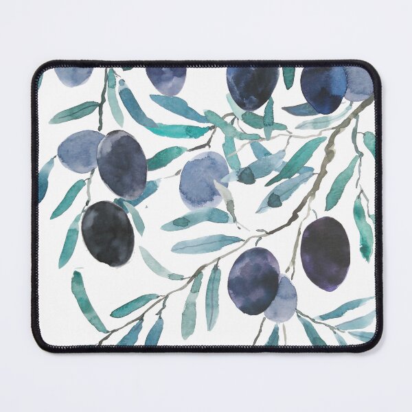 Item preview, hand painted black olive watercolor  designed and sold by ColorandColor.