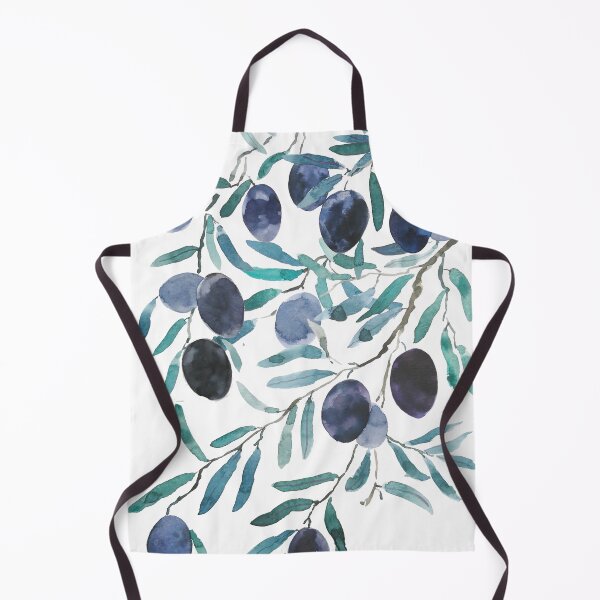 Item preview, hand painted black olive watercolor designed and sold by ColorandColor.