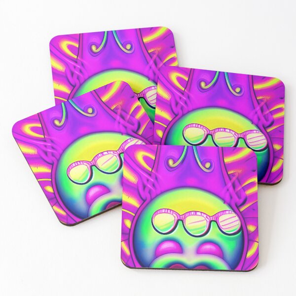 Item preview, Psychedelic alien art. Trippy colorful designed and sold by Neo-Expression.
