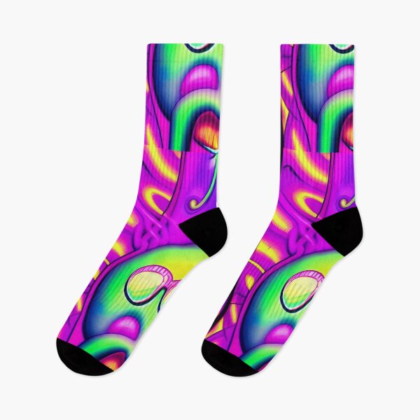 Item preview, Psychedelic alien art. Trippy colorful designed and sold by Neo-Expression.