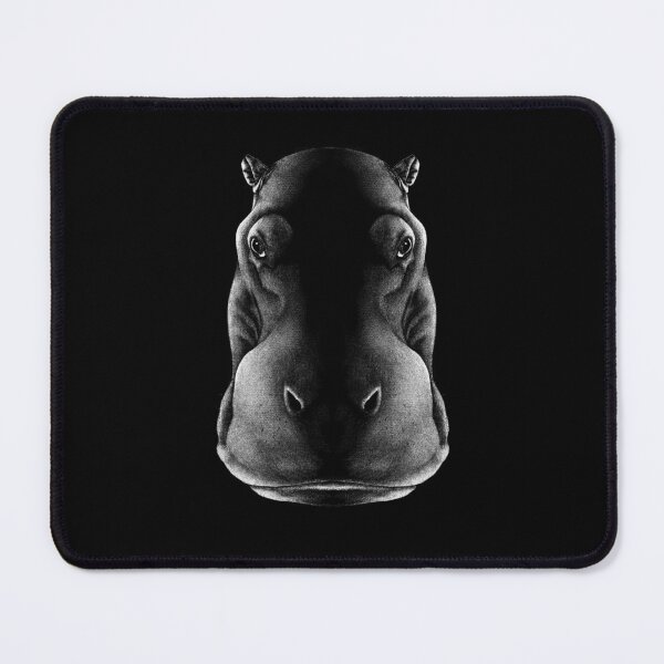 Item preview, hippopotamus, hippopotamus head designed and sold by DerSenat.