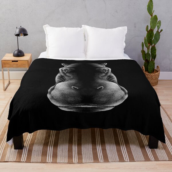 Item preview, hippopotamus, hippopotamus head designed and sold by DerSenat.