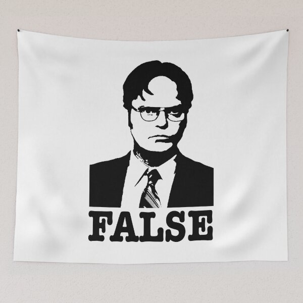 Item preview, Dwight schrute False funny designed and sold by Soccer2024.