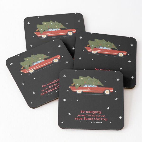 Item preview, Do your thesis or go on the naughty list  designed and sold by GoaTees23.