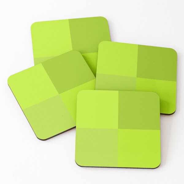 Item preview, Cuatro tonos de verde neón brillante. designed and sold by marinaklykva.