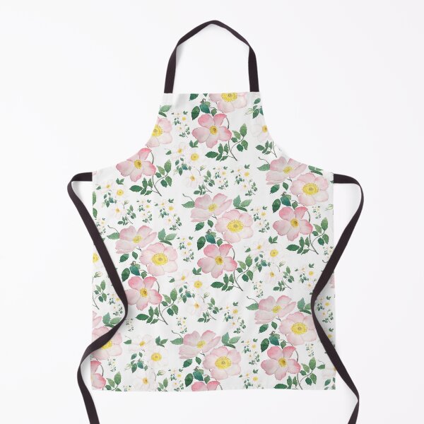 Item preview, hand painted pink and white rose pattern designed and sold by ColorandColor.