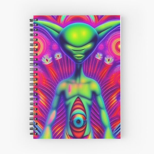 Item preview, Cool alien art. Trippy colorful scifi designed and sold by Neo-Expression.