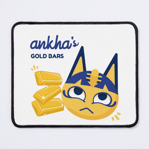 Item preview, Snooty Cat Gold Bar Villager designed and sold by Osh Sales.