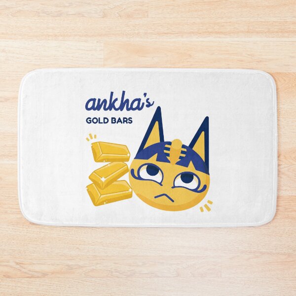 Item preview, Snooty Cat Gold Bar Villager designed and sold by Osh Sales.