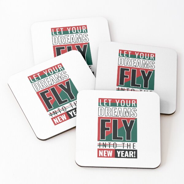 Item preview, Let Your Dreams Fly into the New Year. Motivational New Year Quotes designed and sold by EmmaBazz.