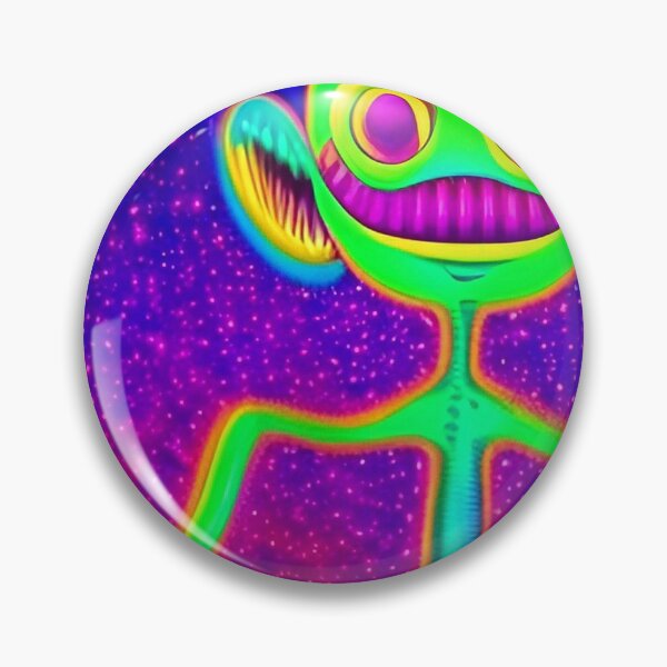 Item preview, Cool alien art. Trippy colorful scifi designed and sold by Neo-Expression.