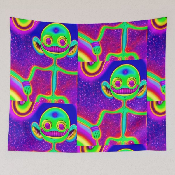 Item preview, Cool alien art. Trippy colorful scifi designed and sold by Neo-Expression.