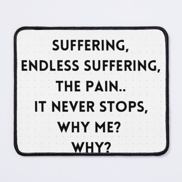 Item preview, Endless suffering print designed and sold by FunkisDesignes.