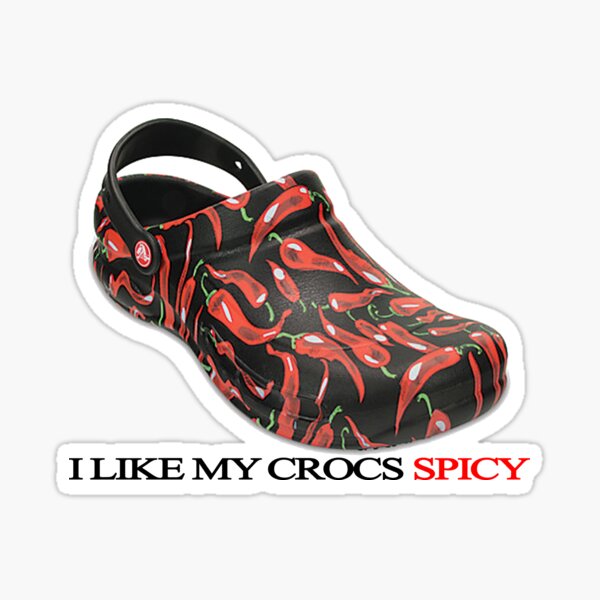 Spicy Crocs Sticker