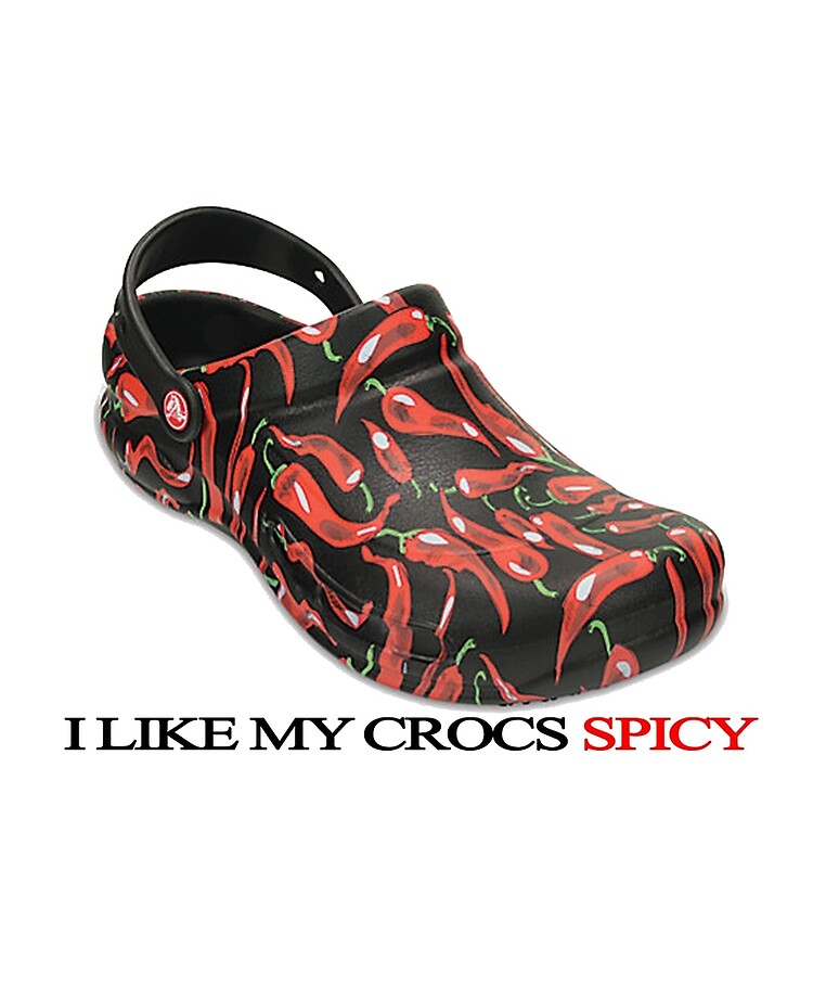 chili pepper crocs
