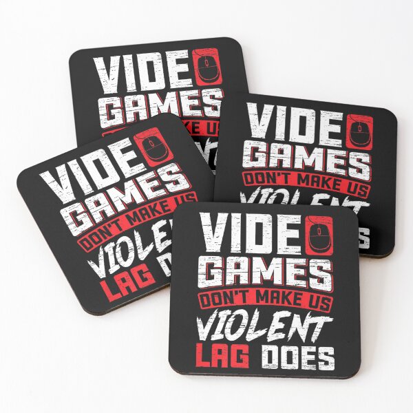 Item preview, Video Games don't make us violent Lag does - Gaming designed and sold by OUSSAMAVIP.