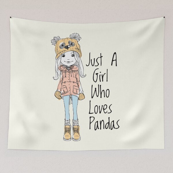 Item preview, Just A Girl Who Loves Pandas 2 designed and sold by Nesro34.