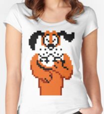 Duck hunt Women's Fitted Scoop T-Shirt