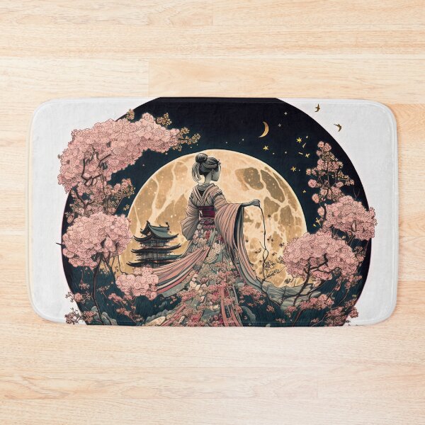 Artikelvorschau, Geisha's Full Moon entworfen und verkauft von BellasArtStudio.