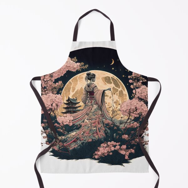 Artikelvorschau, Geisha's Full Moon entworfen und verkauft von BellasArtStudio.