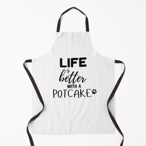 Item preview, Life Is Better With A Potcake dog black text designed and sold by EsraaBaniOdeh.