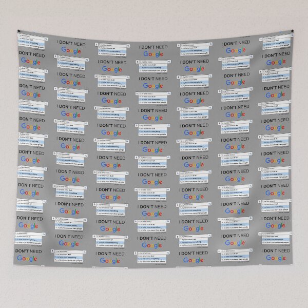 Item preview, I Don't Need Google my Father Knows Everything - Funny Quotes designed and sold by ShopieHome.