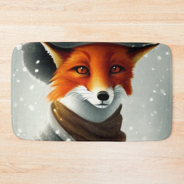 Item preview, Snowy Fox Portrait designed and sold by meggydesigns.