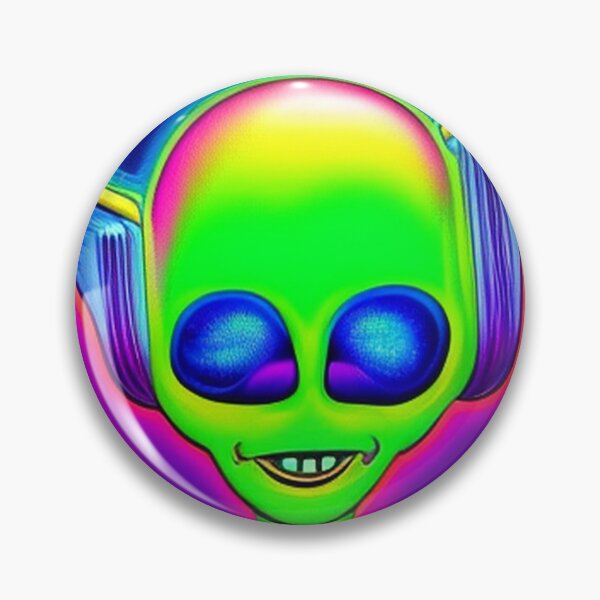 Item preview, Psychedelic alien art. Trippy colorful designed and sold by Neo-Expression.