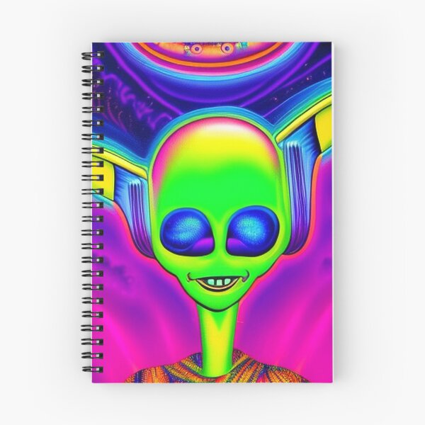 Item preview, Psychedelic alien art. Trippy colorful designed and sold by Neo-Expression.