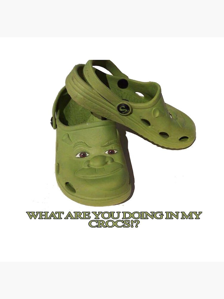 What are you doing in my Shrek Crocs | Tote Bag