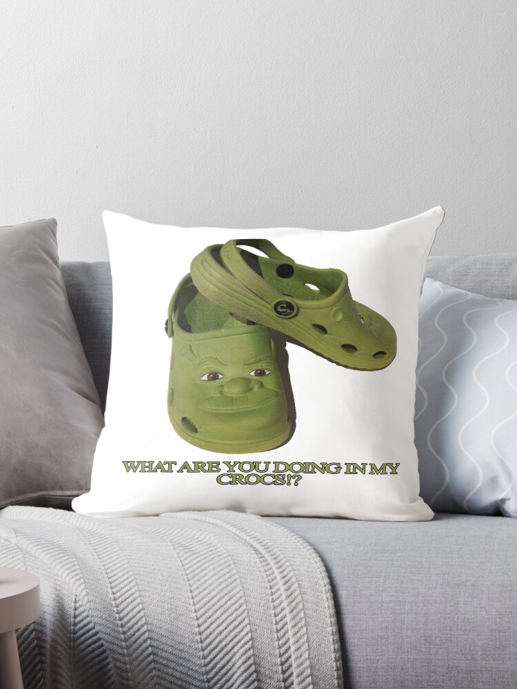 What are you doing in my Shrek Crocs Poster for Sale by apollosale