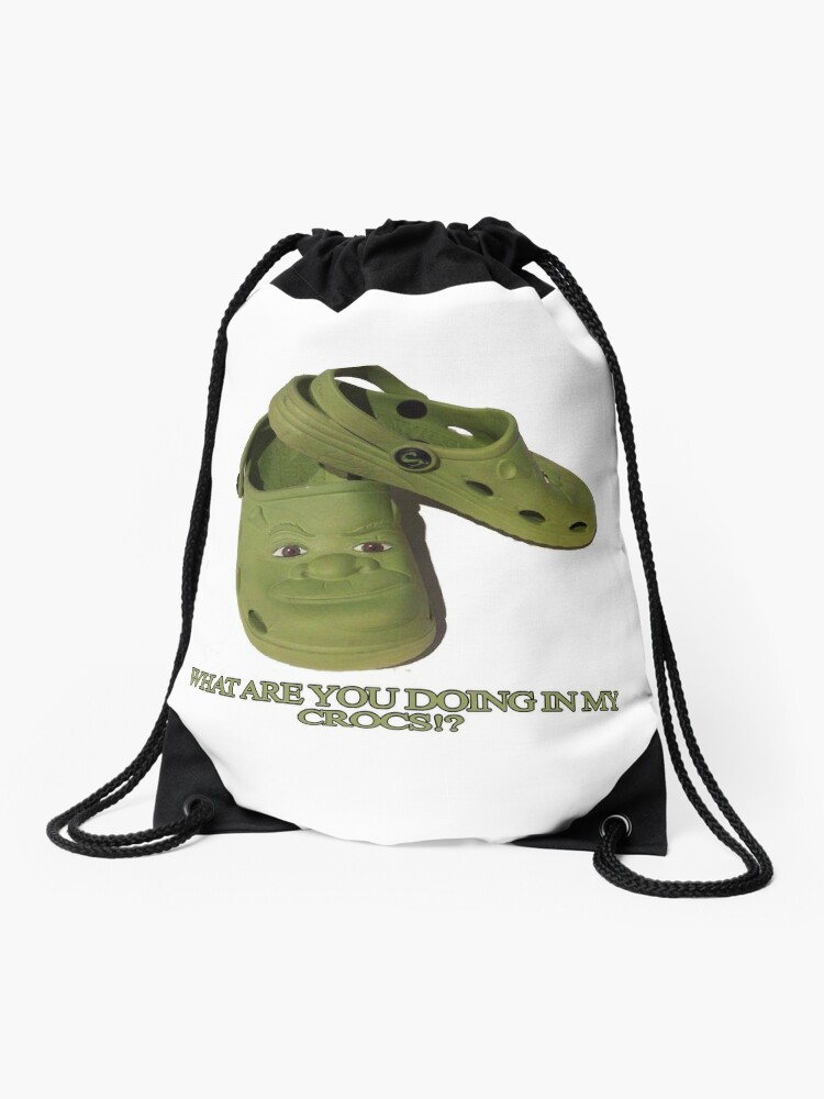 What are you doing in my Shrek Crocs Spiral Notebook for Sale by