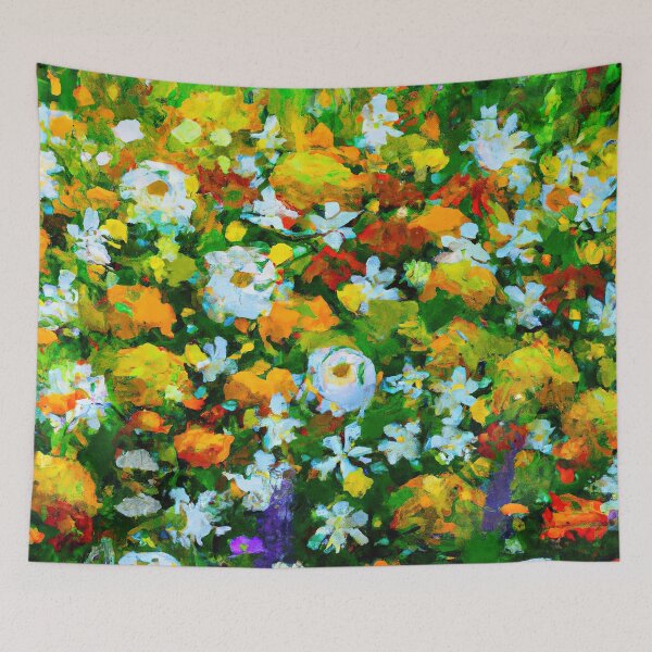 Item preview, Claude Monet Flower Garden designed and sold by maniacfitness.