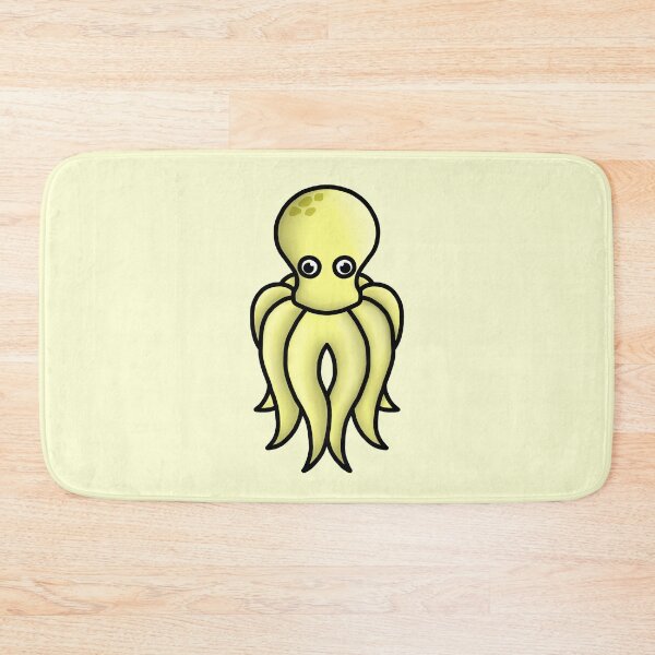 Item preview, little cute yellow octopus designed and sold by octo-PS.