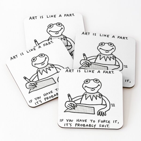 Artikelvorschau, Kunst ist wie ein Furz-Kermit-Mem entworfen und verkauft von rosieisselling.