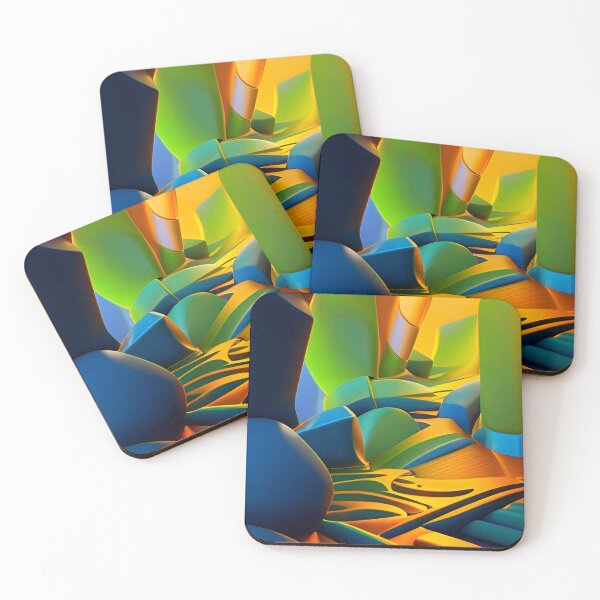 Item preview, Abstract 3D Art. Colorful vibrant 3dabstraction artwork. designed and sold by Neo-Expression.