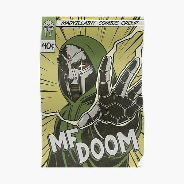 Doom Madvillainy Comics Group Music Poster   Poster