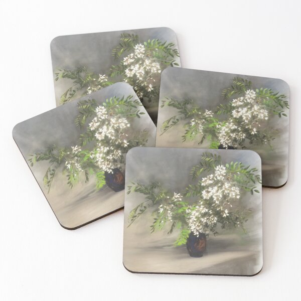 Item preview, Acacia flower, painted with digital technique. designed and sold by slikar.