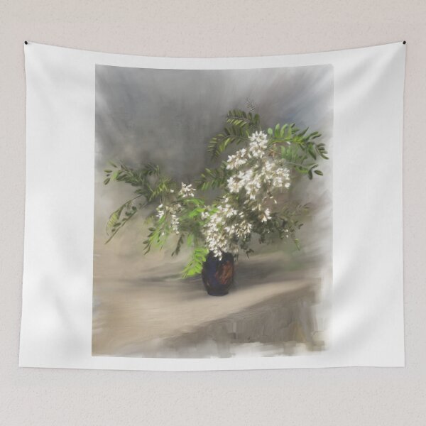 Item preview, Acacia flower, painted with digital technique. designed and sold by slikar.